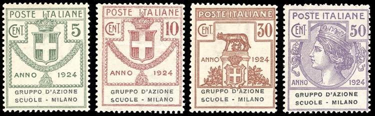 GRUPPO DAZIONE SCUOLE-MILANO 1924 ... 
