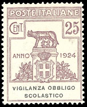 VIGILANZA OBBLIGO SCOLASTICO 1924 ... 