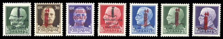 1944 - Soprastampati, serie ... 