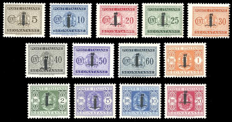 SEGNATASSE 1944 - Soprastampati ... 