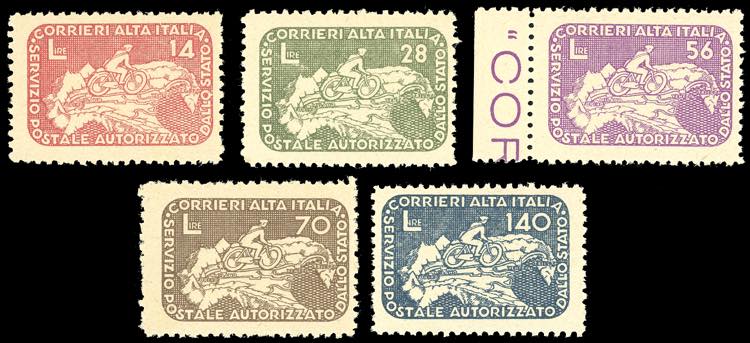 CORALIT 1945 - Ciclista, serie ... 