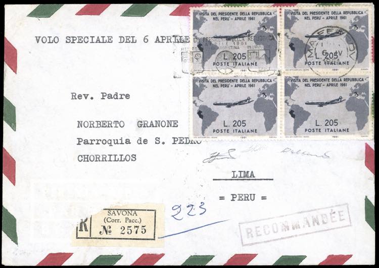 1961 - 205 lire Gronchi Rosa, ... 