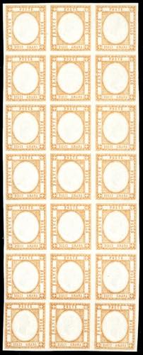 1861 - 10 grana arancio (22), ... 