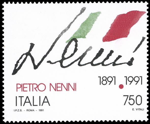 1991 - 750 lire Nenni, senza la ... 
