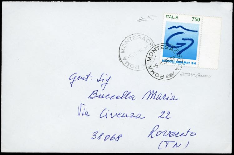 1994 - 750 lire G7, errore di ... 