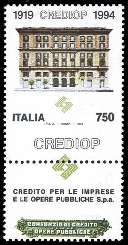 1994 - 750 lire Crediop, ... 