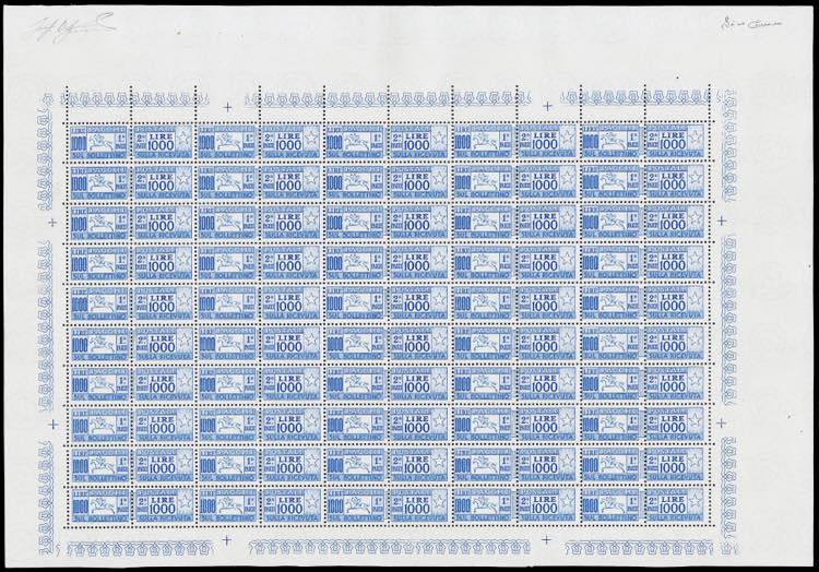 1954 - 1.000 lire oltremare ... 