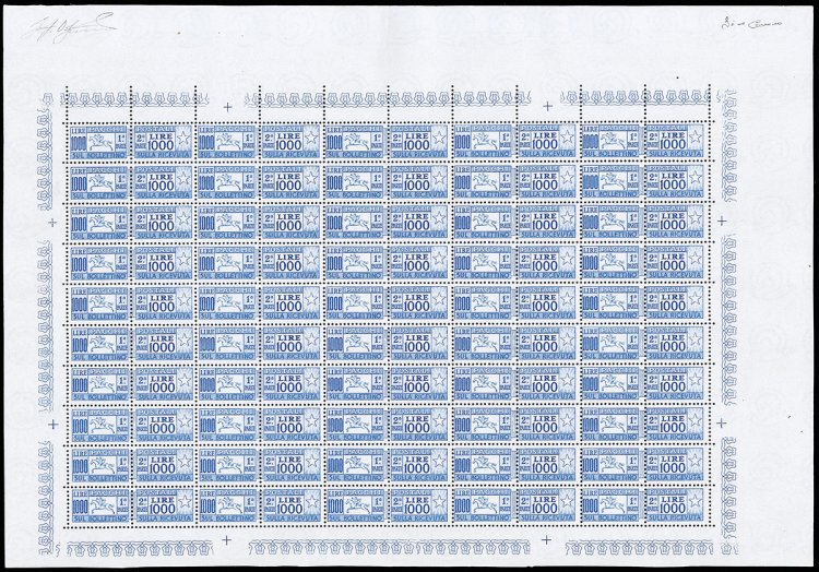 1954 - 1.000 lire oltremare ... 