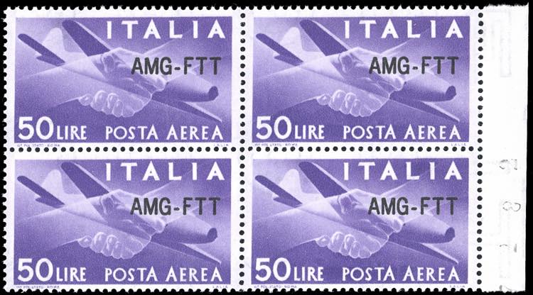 POSTA AEREA 1954 - 50 lire, nuovo ... 