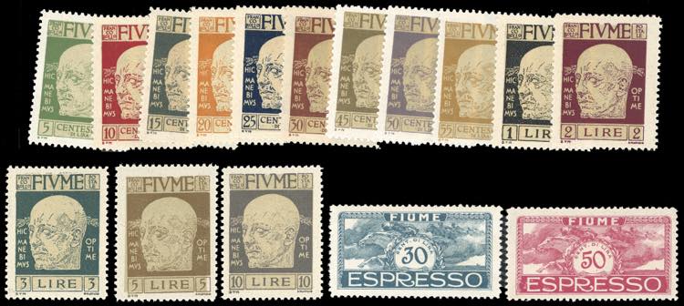 FIUME 1920 - DAnnunzio, serie ... 