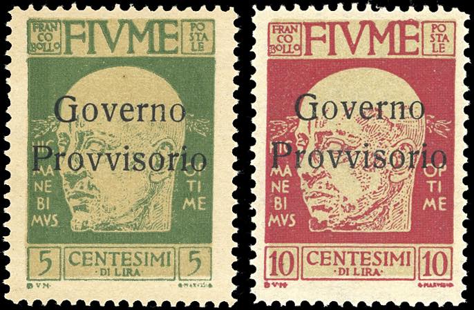 FIUME 1921 - Governo Provvisorio, ... 