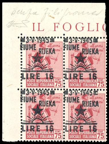 OCCUPAZIONE JUGOSLAVA FIUME 1945 - ... 
