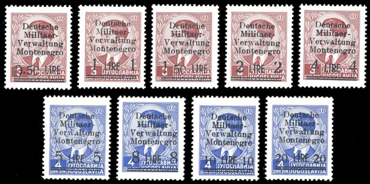 OCCUPAZIONE TEDESCA MONTENEGRO ... 