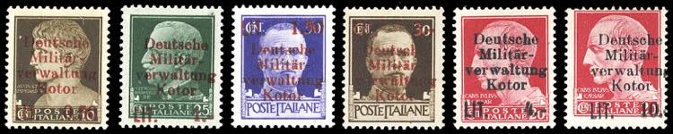 OCCUPAZIONE TEDESCA CATTARO 1944 - ... 