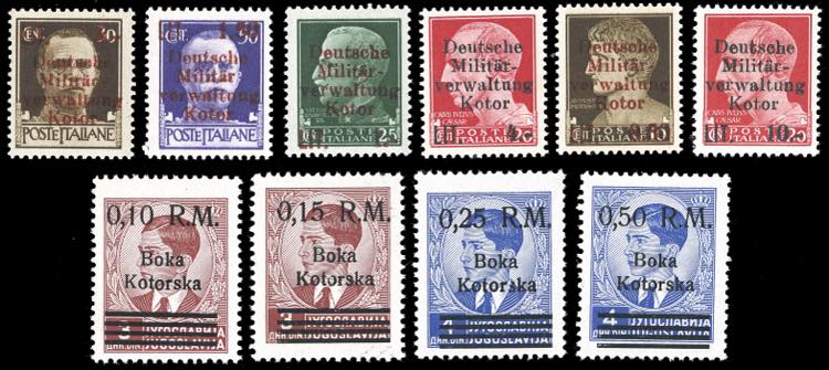 OCCUPAZIONE TEDESCA CATTARO 1944 - ... 