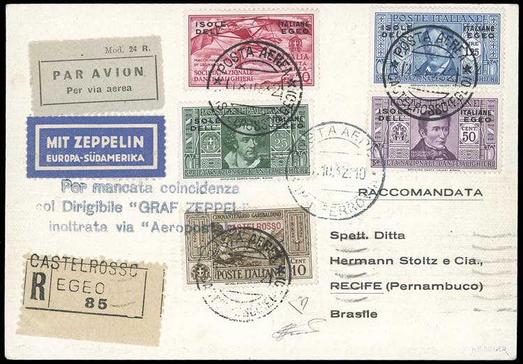 POSTA AEREA 1932 - 10 cent. posta ... 