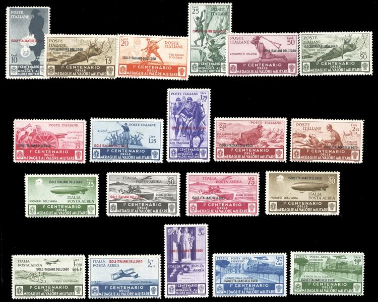 1934 - Medaglie, serie completa ... 