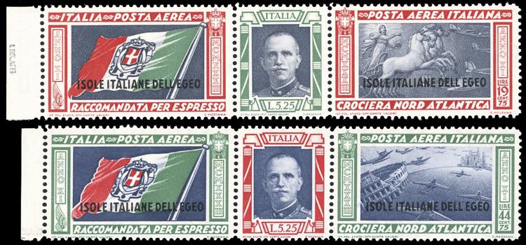 POSTA AEREA 1938 - Trittici ... 