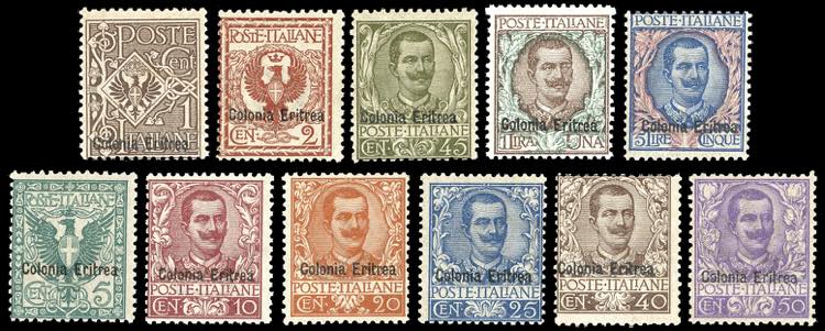 1903 - Floreale, soprastampati, ... 