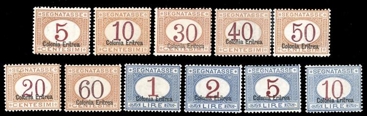 SEGNATASSE 1920/26 - Soprastampati ... 