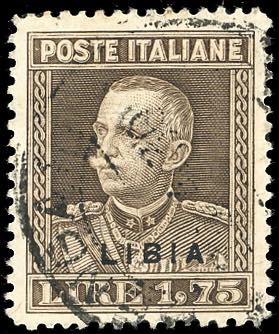 1930 - 1,75 lire bruno, dent. 13 ... 