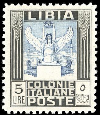 1937 - 5 lire Pittorica, dent. 11 ... 