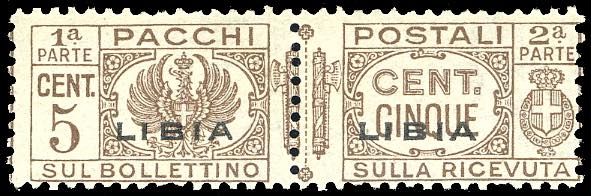 PACCHI POSTALI 1939 - 5 cent. ... 