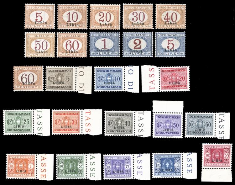 SEGNATASSE 1917 - Tre emissioni ... 