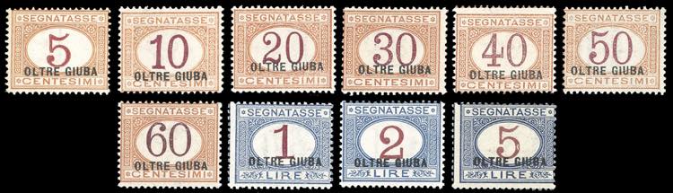 SEGNATASSE 1925 - Soprastampati, ... 