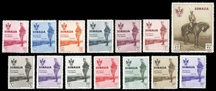 1935 - Visita del Re, serie ... 