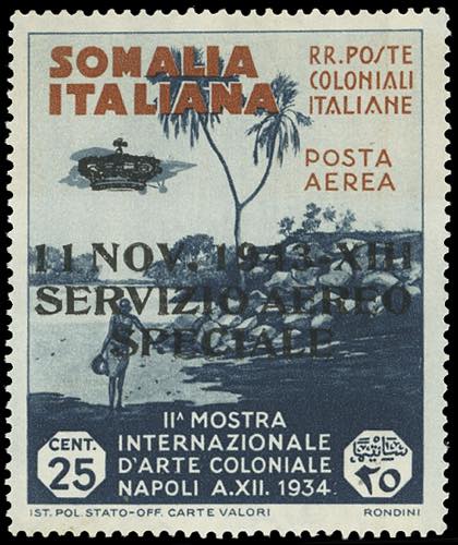 SERVIZIO AEREO 1934 - 25 cent, ... 