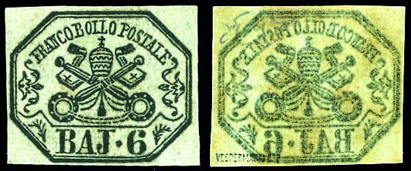 1852 - 6 baj grigio verdastro (7), ... 