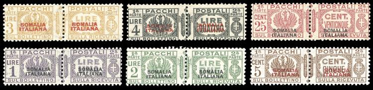 PACCHI POSTALI 1930/37 - Fasci al ... 