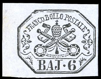 1864 - 6 baj lilla grigio (7A), ... 