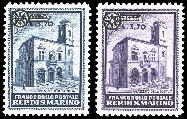 1934 - Palazzetto soprastampati, ... 