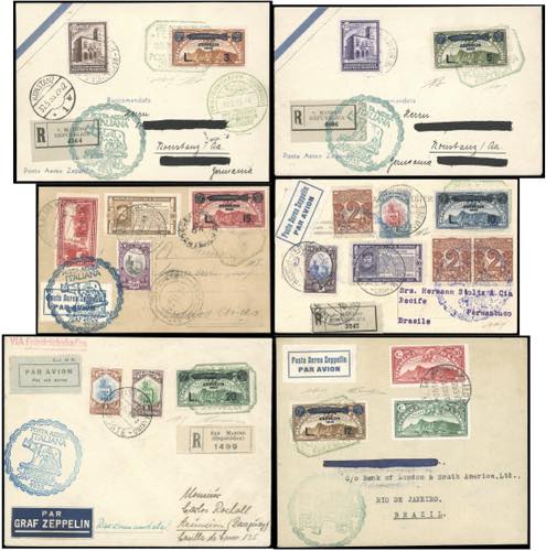 1933 - Crociera Zeppelin, la serie ... 