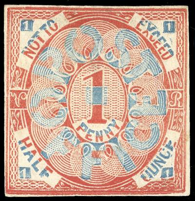 PROVE 1839 - 1 penny blu e ... 