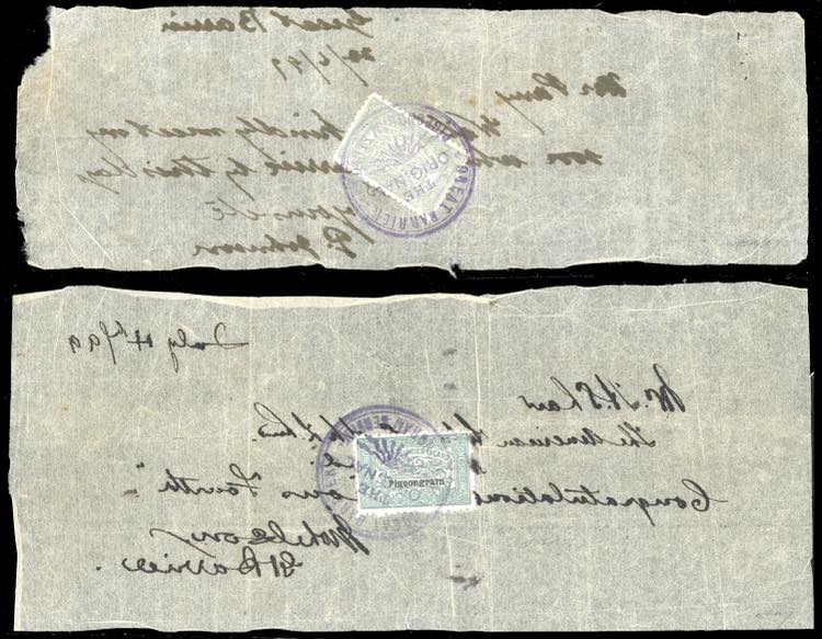 NUOVA ZELANDA PIGEONGRAM 1899 - ... 