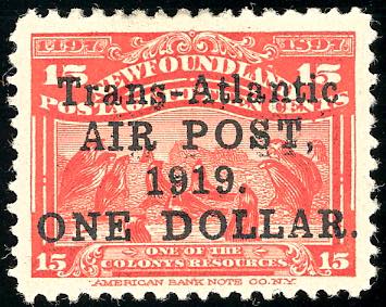 TERRANOVA-NEWFOUNDLAND-POSTA AEREA ... 