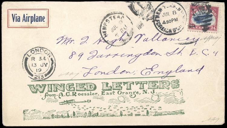 STATI UNITI POSTA AEREA 1919 - 24 ... 