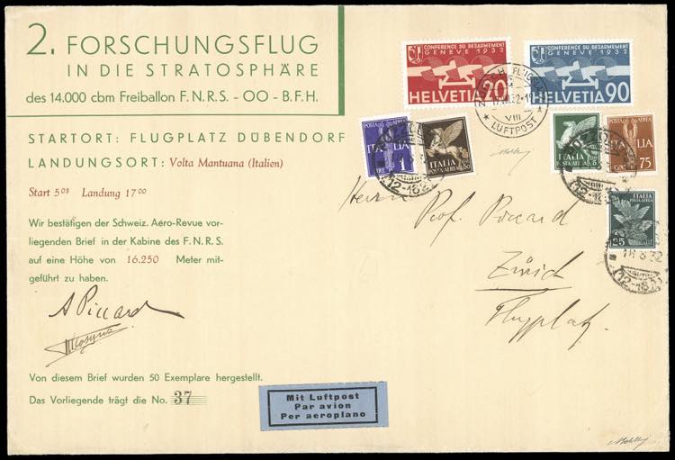 SVIZZERA POSTA AEREA 1932 ... 