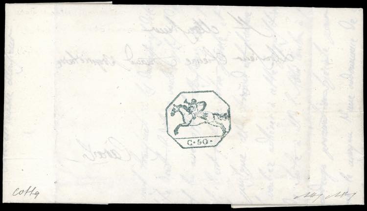 1824 - 50 cent. Cavallino, ... 