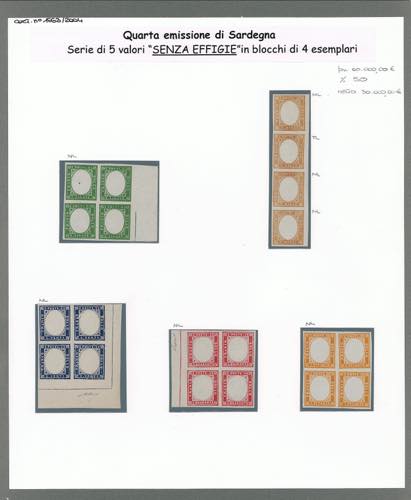 1863 - Quarta emissione, serie di ... 