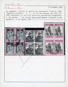 1928 - Emanuele Filiberto, serie ... 