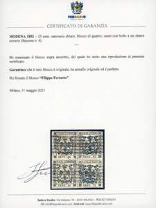 1852 - 25 cent. camoscio chiaro ... 