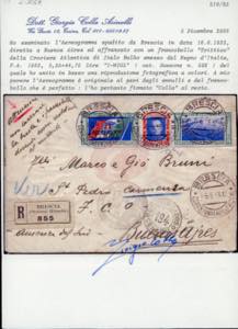 1933 - 5,25 + 44,75 lire Trittico ... 