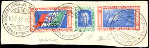 1933 - 5,25 + 19,75 lire Trittico I-NANN ... 