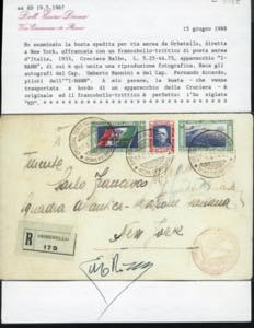 1933 - 5,25 + 44,75 lire Trittico ... 