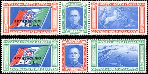 1933 - Trittici I-PELL (51N/52N), nuovi, ... 