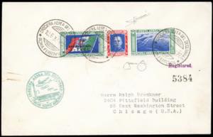 1933 - 5,25 + 44,75 lire Trittico I-TEUC ... 